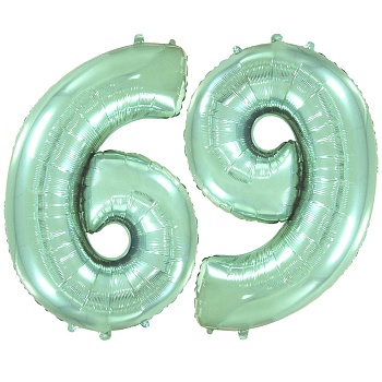 Ф ЦИФРА 6/9 40" Пастель Mint