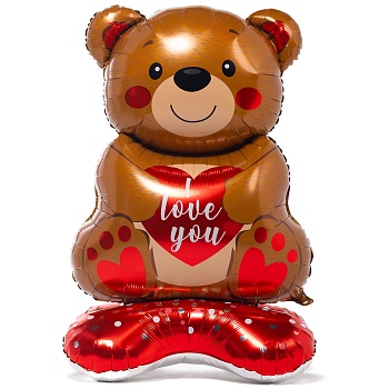 К ФИГУРА AIR Мишка с сердцем ILY