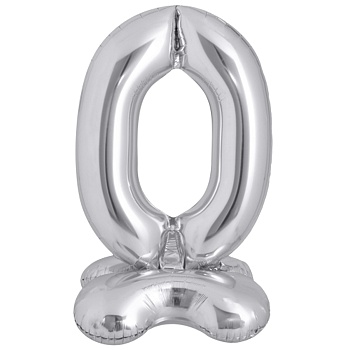 К ЦИФРА 0 50" Silver на подставке