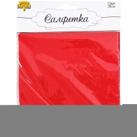 Салфетка красная 33см 12шт/G