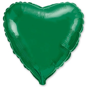 Ф Б/РИС 32" СЕРДЦЕ Металлик Green(FM)
