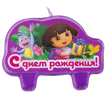 Свеча д/торта С ДР Даша-путешественницаV
