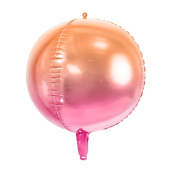 ПД 3D СФЕРА Б/РИС 16" Омбре Pink Orange