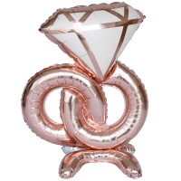 К ФИГУРА AIR Кольца бриллиант Rose Gold