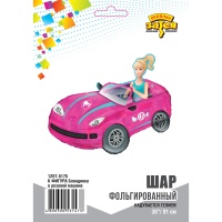 К ФИГУРА Блондинка в розовой машине