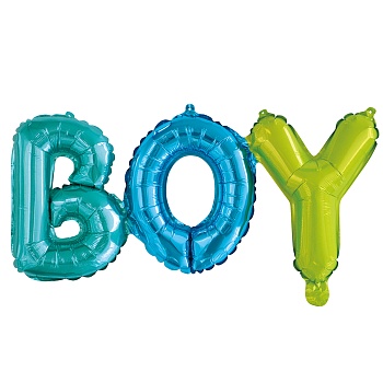 К БУКВЫ B-O-Y 14" Мульти