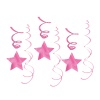 Спираль Звезда Bright Pink 46-60см 30штA