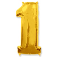 Ф ЦИФРА 1 40" Gold без УП
