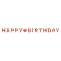 Гирл-буквы Happy B-day RGld Blush 2,3м/А