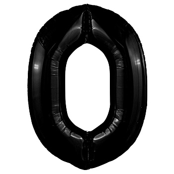 Р ЦИФРА 0 40" Пастель Black