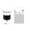 ПД ФИГУРА Кошка голова Black