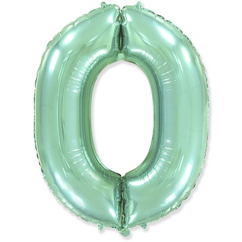 Ф ЦИФРА 0 40" Пастель Mint