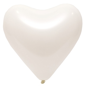 Э 12" Сердце/100 Стандарт White