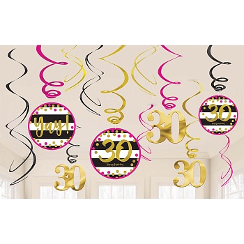 Спираль HB 30 Pink&Gold 46-60см 12шт/A