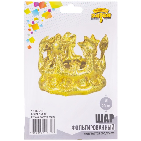 К ФИГУРА AIR Корона золото блеск