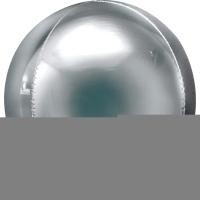 А 3D СФЕРА Б/РИС 21" Металлик Silver