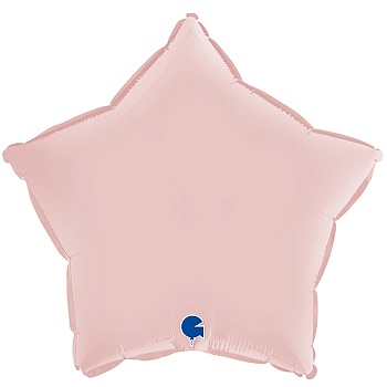 Г Б/РИС ЗВЕЗДА 18" Сатин Pastel Pink