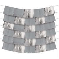 Гирлянда-бахрома Silver 150х25см 9шт/А