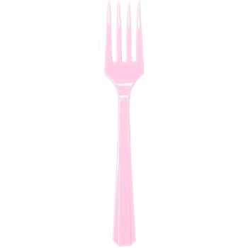 Вилка пласт New Pink 20шт/A