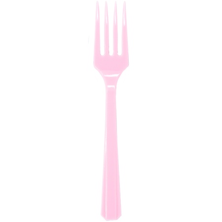 Вилка пласт New Pink 20шт/A