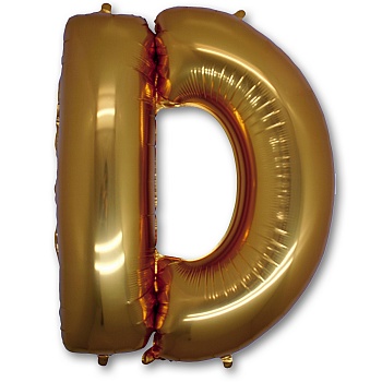 Г БУКВА D 40" Gold