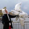 ПД ФИГУРА Голубь White