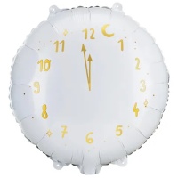 ПД 18" Часы новогодние White