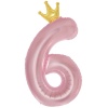 К ЦИФРА 6 45" Pink Корона