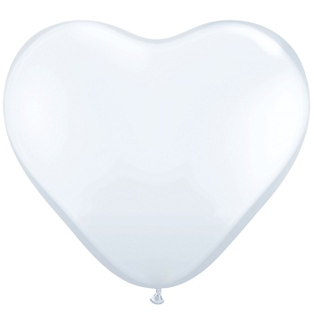 Q Сердце 06" Стандарт White