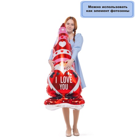 К ФИГУРА AIR Гном с сердцем ILY