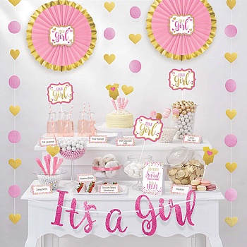 Декор сладкого стола IT'S A GIRL 23шт/A