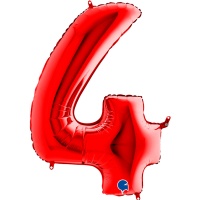 Г ЦИФРА 4 40" Red
