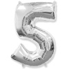 Ф ЦИФРА 5 40" Silver