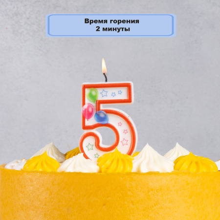 Свеча-цифра 