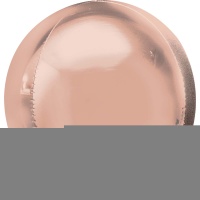 А 3D СФЕРА Б/РИС 21" Металлик Rose Gold