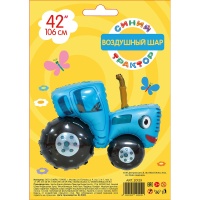 К ФИГУРА Синий трактор 3D