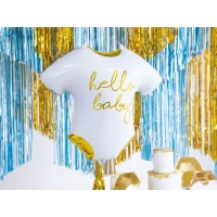 ПД ФИГУРА Боди HELLO BABY White