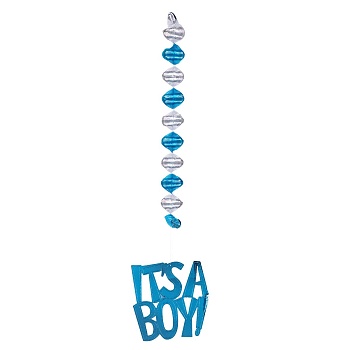 Спираль с баннером IT'S A BOY 76cм 3шт/A