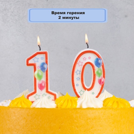 Свеча-цифра 