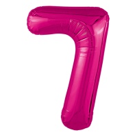 Р ЦИФРА 7 40" Металлик Fuchsia