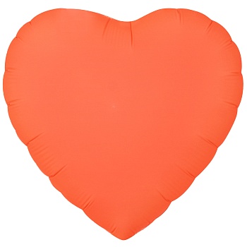 К Б/РИС СЕРДЦЕ 18" Неон Orange