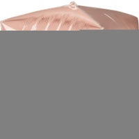 А 3D КУБ 15" Б/РИС Металлик Rose Gold