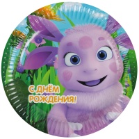 Тарелка бум С ДР Лунтик 17см 6шт/G