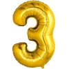 Р ЦИФРА 3 32" Металлик Gold