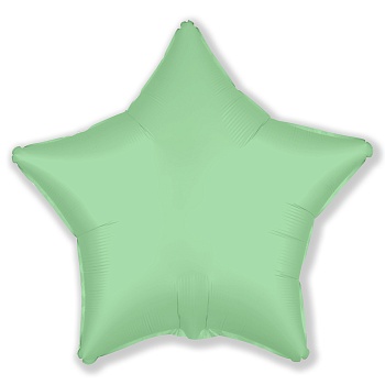 Р Б/РИС ЗВЕЗДА 18" Сатин Pale Green