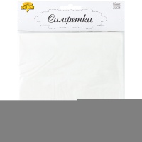 Салфетка белая 33см 12шт/G