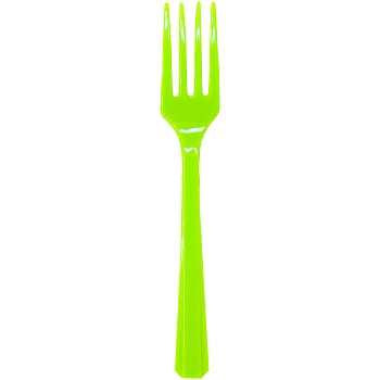 Вилка пласт Kiwi Green 20шт/A