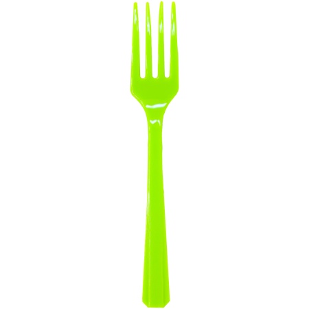 Вилка пласт Kiwi Green 20шт/A