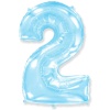 Ф ЦИФРА 2 40" Pastel Blue