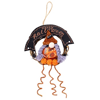 Венок Happy Halloween Гном 20см/G
